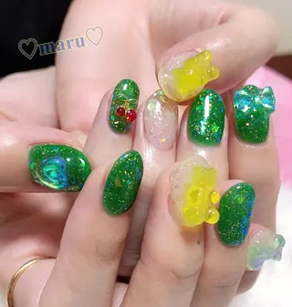 ネイル まるみ ♡のネイルデザイン