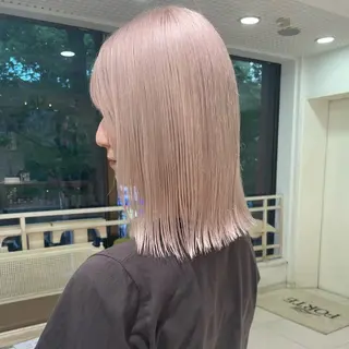 ミディアム カラー ハネエクステ🪽🫧 hinano🎀のヘアスタイル