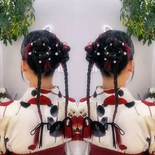 ヘアアレンジ 秋葉原コットン所属・ヘアセット 🤍AIRA🤍のヘアスタイル