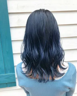 セミロング 山崎 俊介のヘアスタイル