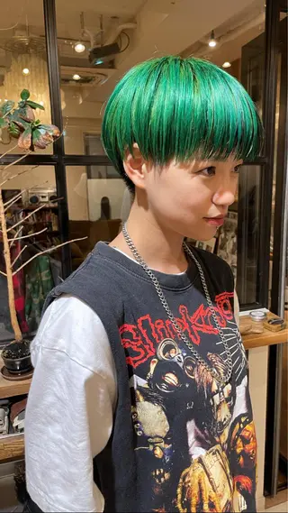 ショート カラー brits所属・brits  🌿 aiのヘアスタイル