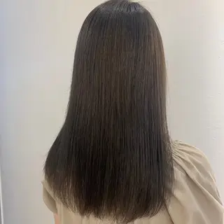 セミロング カラー 若山 佳代のヘアスタイル