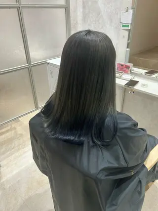 ミディアム カラー 💙まこと💙艶 カラー(Rico)のヘアスタイル