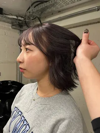 カラー KAHO /ブリーチ /デザイン𖥔 ࣪のヘアスタイル