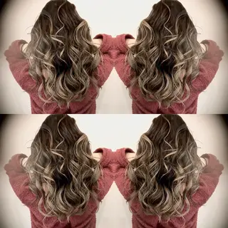 ロング カラー Hair make VERDA所属・富永 憲一郎のヘアスタイル