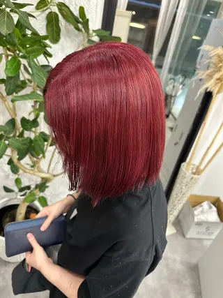 ミディアム カラー ヘアアレンジ 久米 治仁のヘアスタイル