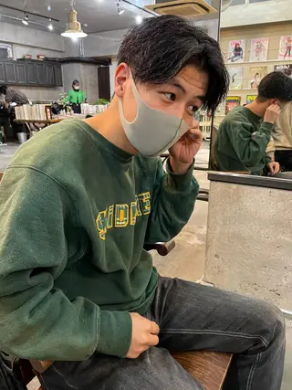 ショート メンズ特化美容師 ハスイルイのヘアスタイル