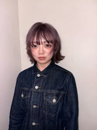 カラー 崎園 佑真のヘアスタイル