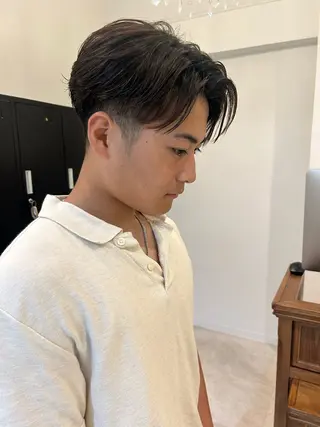 メンズ NAHO 🩵 透明感カラー🫧のヘアスタイル