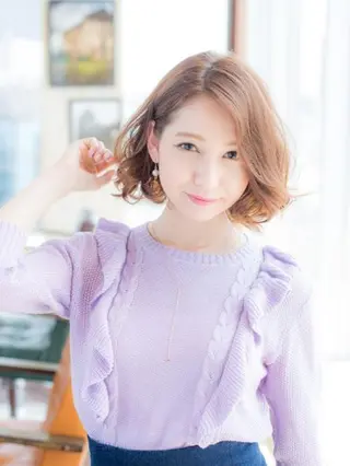 ミディアム パーマ 小山内 龍一郎 店長のヘアスタイル