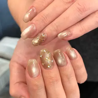 ネイル Sun Brown ANのネイルデザイン