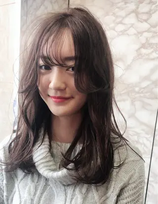 セミロング カラー パーマ ヘアアレンジ メンズ TOMO GEEKS代表のヘアスタイル