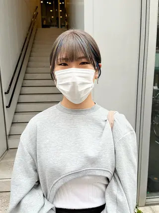 ショート カラー ショート/パーマ/ カラー/FUKOのヘアスタイル