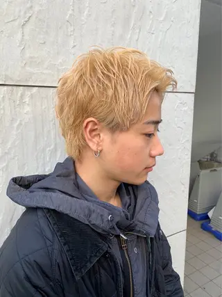 カラー メンズ パーマ支持率No.1 ❤️🔥安成弾のヘアスタイル