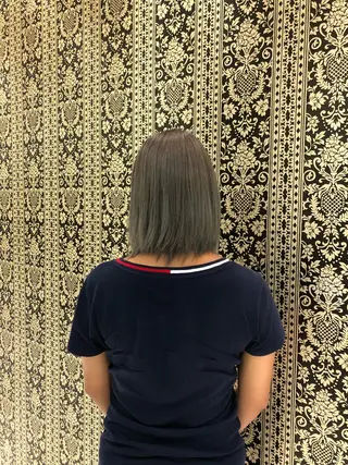 カラー ムトウセイマ/艶髪 /艶ケアWブリーチのヘアスタイル