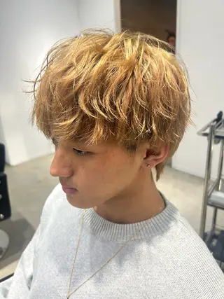 カラー メンズ メンズハイトーン🪡 キチ/RITSUのヘアスタイル