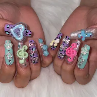 ネイル 👽個性派ネイル🎀 komachiのマツエク・マツパデザイン