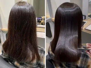 ロング パーマ 縮毛矯正リピート90 %超/髪質改善/井口のヘアスタイル