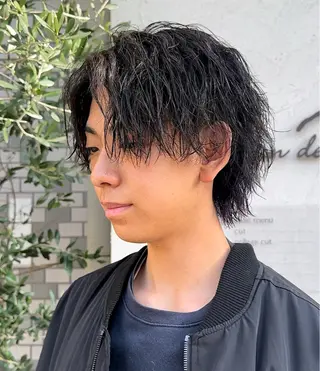 パーマ メンズ 年間2000名担当◎ パーマ職人/仲原佑樹のヘアスタイル