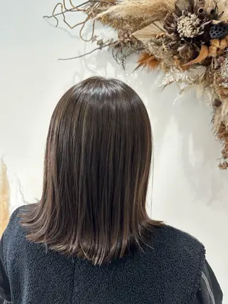 カラー 岩本みるか/ 暖色カラー/ベージュのヘアスタイル