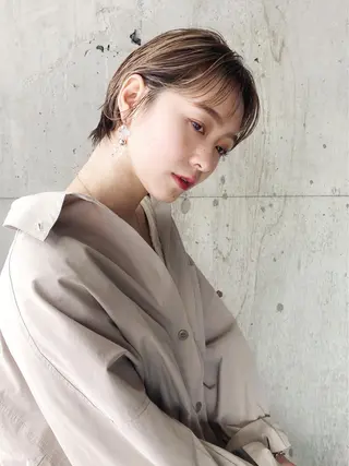 ショート 💖透明感カラー HAYATO💖のヘアスタイル