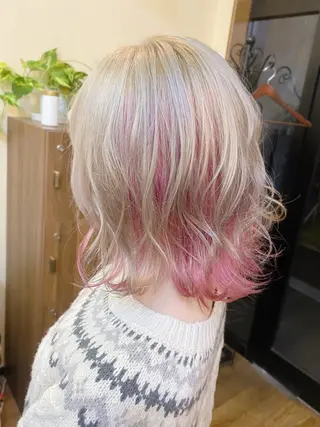 ミディアム カラー S. RYUTAのヘアスタイル