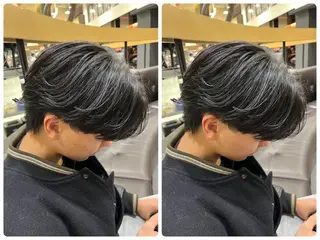 ミディアム メンズ シャドウパーマ/メン ズカット/だいじゅのヘアスタイル