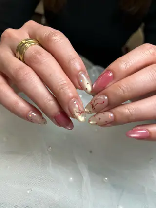 ネイル takara nail所属・takara射水高岡 マグネット韓国ポップのネイルデザイン