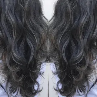 セミロング カラー パーマ ヘアアレンジ メンズ キッズ ネイル マツエク・マツパ 髪質改善🇰🇷 レイヤーカット/梅田のヘアスタイル