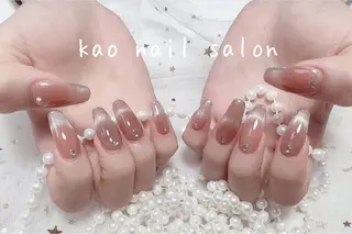 ネイル kao nail マグネット/長さだしのネイルデザイン