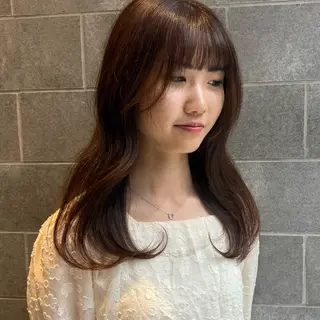 セミロング カラー ブリーチカラー特化 🌱/渡邉日向のヘアスタイル