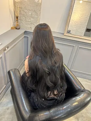 ロング カラー ヘアアレンジ 関口 玲那のヘアスタイル