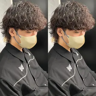 パーマ メンズ Lit.富士 久保田風太のヘアスタイル