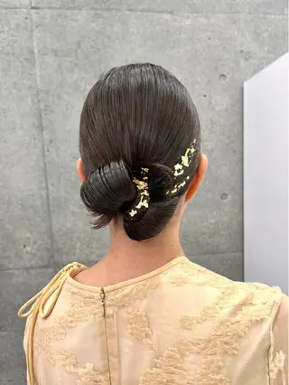 ミディアム ヘアアレンジ GrandStory SHIBUYA所属・卒業式お呼ばれ🕊️ ヘアセット✴︎ミキのヘアスタイル