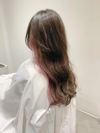 ロング カラー ヘアアレンジ Nancy所属・束感まつげ❤︎ あみのマツエク・マツパデザイン