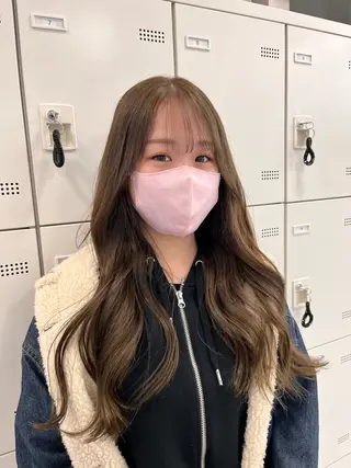 ロング ♡ナチュラルガーリー ♡ベージュ♡RINAのヘアスタイル