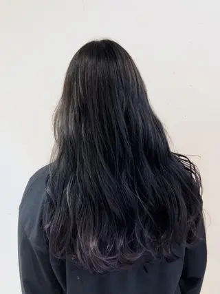 ロング カラー パーマ ヘアアレンジ 【ツヤ髪美容師】 ツダケイスケのヘアスタイル