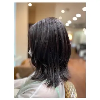 ミディアム 高橋廉治 （タカハシレンジ）のヘアスタイル