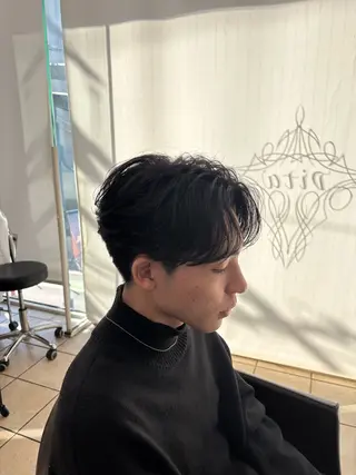 ショート パーマ メンズカット関内 涼のヘアスタイル