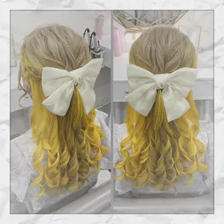 ロング ヘアアレンジ ヘアセット/着付け 𓇼 松本 夏美𓇼のヘアスタイル