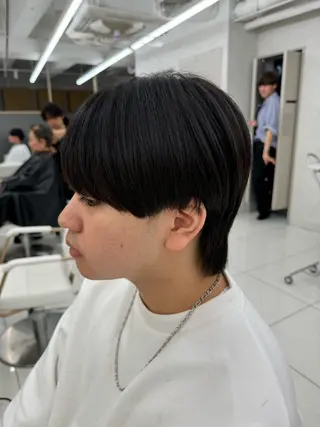 ショート パーマ メンズ 【メンズ縮毛矯正】 田中秀斗のヘアスタイル