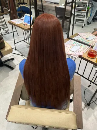 ロング カラー 髪質改善AUSTIN登戸所属・ICHIKA/暖色 カラー / Wカラーのヘアスタイル