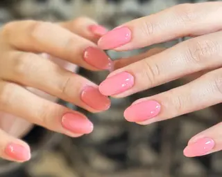 ネイル By moonネイル 🌷ワンホン/韓国風のネイルデザイン