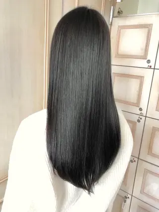 ロング カラー 縮毛矯正⭐️ TAKAHIROのヘアスタイル