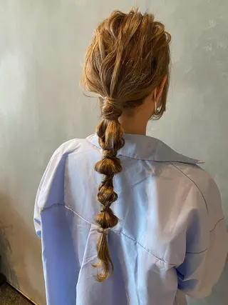 ロング 内田 遥香のヘアスタイル