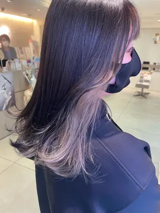 ロング カラー 松佐 ゆかりのヘアスタイル