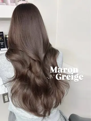 ロング CYM所属・ワンカラー/レイヤー 🩷モエのヘアスタイル