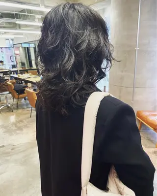 ミディアム パーマ イラブ ちかのヘアスタイル