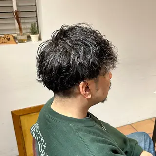 パーマ メンズ さくら/ メンズパーマモデルのヘアスタイル