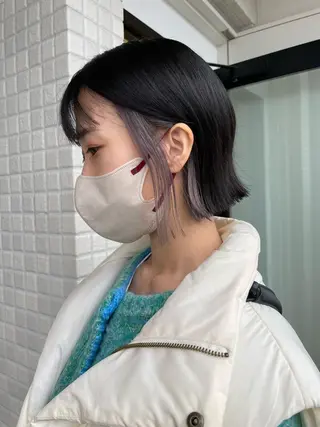 ショート カラー メンズ特化 パーマ/オザワのヘアスタイル